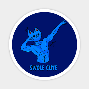 Swole cute Magnet